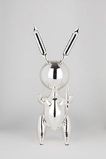 Jeff Koons (York 1955)  - Silver Gold Rabbit