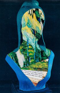 Jiri Kolar (1914-2002)  - Figure-Rollage, 1989