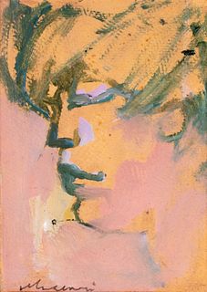 Mino Maccari (Siena 1898-Roma 1989)  - Face, 70's