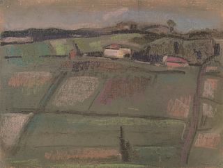 Giovanni Chiarini (Faenza 1886-Latte 1963)  - Barren hills, 1933