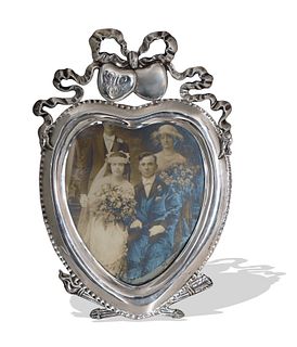Tiffany & Co. Sterling Silver Heart Frame C-1900