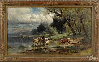 Carl Philipp (American 1850-1921), oil on canva