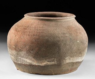Chinese Warring States Pottery Storage Jar