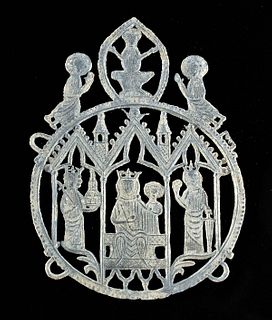 11th C. Medieval European Pewter Pilgrims' Badge