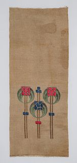 Royal Society Arts & Crafts Embroidered Runner c1910