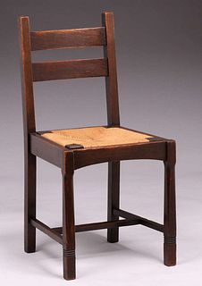 C.F. Kirtland â€“ Boston Oak Side Chair c1905