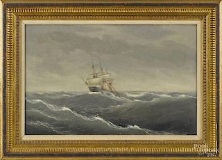 Thomas Birch (American 1779-1851), oil on canva