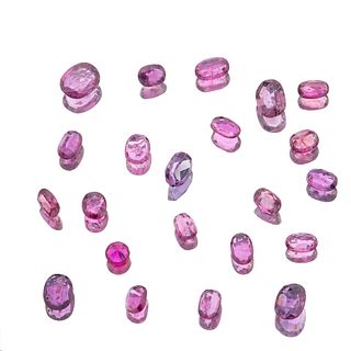 Lote de rubíes sin montar diferentes tallas y calidades 13.35 ct.