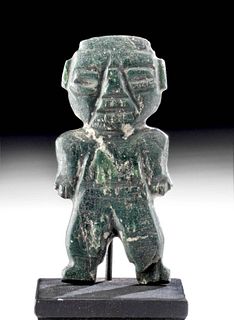 Teotihuacan Greenstone Anthropomorphic Idol