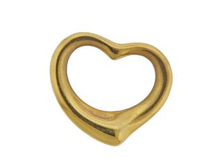 Tiffany & Co 18k Gold Elsa Peretti Heart Pendant 