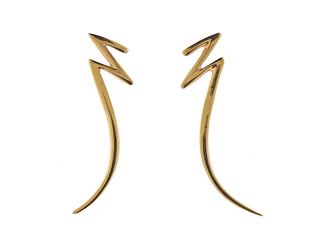 Tiffany & Co 18k Gold Paloma Picasso Zig Zag Earrings 