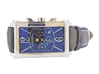 Cuervo Y Sobrinos Prominente Cronografo Chronograph Watch ref. A 1014