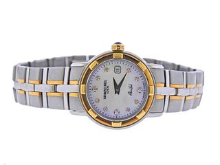 Raymond Weil Mother of Pearl Diamond Parsifal Two Tone Watch 