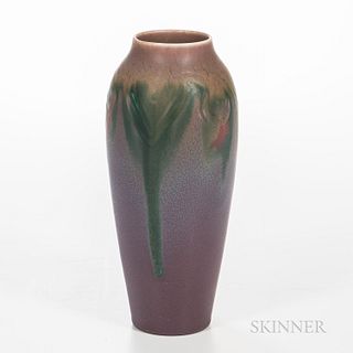 Elizabeth "Lisbeth" Lincoln (1957-1967) for Rookwood Pottery Matte Glaze Vase, Cincinnati, Ohio, 1919, glazed earthenware, impressed si