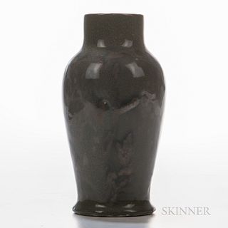 Hugh C. Robertson (1845-1908) for Dedham Pottery Experimental Glaze Vase, Dedham, Massachusetts, c. 1895, marked "Dedham Pottery," "H"