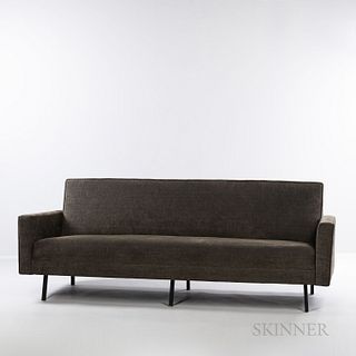 Florence Knoll-style Sofa, United States, late 20th century, unmarked, ht. 29, wd. 80, dp. 30 in.