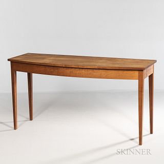 Thomas Moser Console Table, Maine, late 20th century, cherry, unmarked, ht. 28 1/4, wd. 54, dp. 20 in.