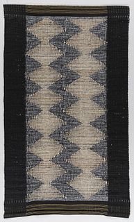 Bhakti Ziek (American, b. 1946) Parents Tapestry, Philadelphia, Pennsylvania, 1993, mixed fibers, reed, inlaid plain weave, with hangin