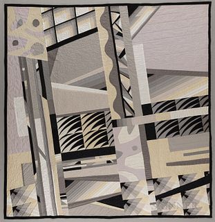 Linda MacDonald (b. 1946) Ruth Fresno's Dream Studio Quilt, Berkeley, California, 1982, cotton and polyester, machine-pieced, hand-appl