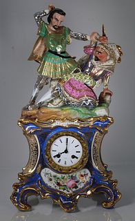Valery Paris, Antique Porcelain Clock