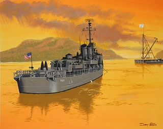 Dean Ellis (1920 - 2009) "USS Soley"