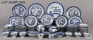 Chinese export porcelain Canton dinner service,