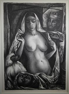 Benton Spruance (1904-1967) "Gift for Salome"