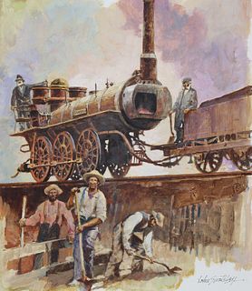 John Swatsley (B. 1937) "The Samson Locomotive"