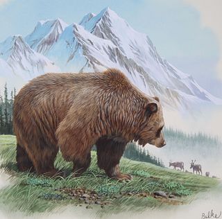 Don Balke (B. 1933) "Alaska Brown Bear"