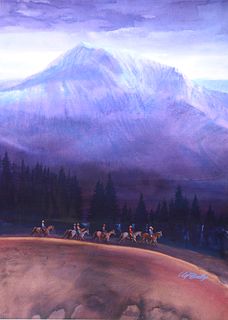 Tom McNeely (B. 1935) "Purple Mountain Majesties"