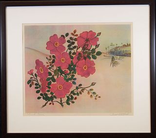 Buell Whitehead (FL. 1919 - 1993) "Shrub Rose"