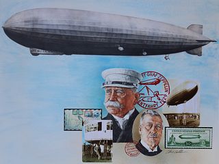 Chris Calle (B. 1961) "Graf Zeppelin"