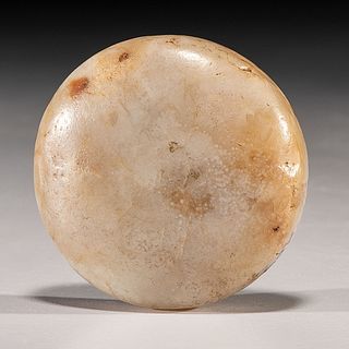 A Flint Biscuit Discoidal, 2 in.