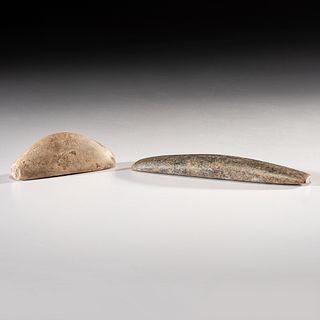 A Pair of Bar Weights, Largest 4-7/8 in.