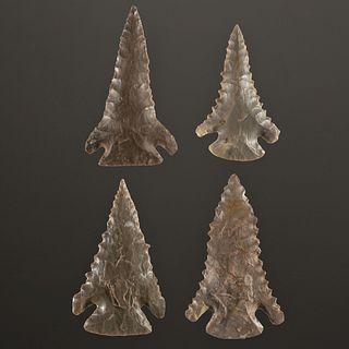 A Group of Pine Tree Points, Largest 2-1/2 in.