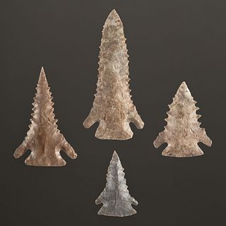 Four Pine Tree Points, Largest 3-1/4 in.