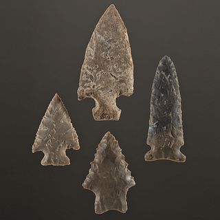 Four Archaic Points, Largest 2-3/4 in.