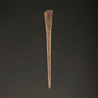 A Large Bone Hairpin, 10 in.
