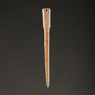 An Engraved Bone Hairpin, 5-1/4 in.