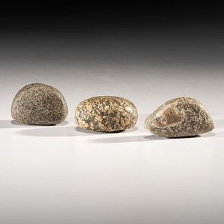 A Group of Granite Loafstones, Longest 2-1/4 in.