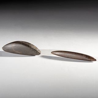 A Pair of Bar Weights, Largest 3-5/8 in.
