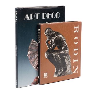 Libros sobre Rodin y Art Déco. Landucci, Lerdo de Tejada, Sandro (coordinador). Rodin. México: INBA, 1995, otro. Pz: 2