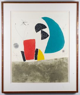 Joan Miro "Plate VIII (from Espriu-Miró)" Etching