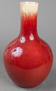 Chinese Sang de Boeuf / Oxblood Porcelain Vase