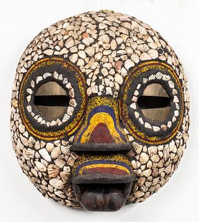 African Luba Large Moon Mask, Dem. Rep. of Congo
