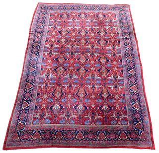 Bidjar Carpet, Persia, ca. 1900; 18 ft. 7 in. x 12 ft. 4 in. 