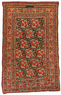 Signed South Persian Rug, last quarter 19th century; 7 ft. 5 in. x 5 ft.