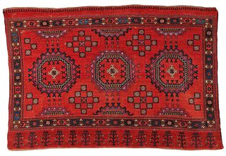 Rare and Exemplary Salor Chuval, Turkestan, ca. 1800; 4 ft. 6 in. x 3 ft. 1 in.