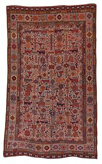 Fine and Rare Shekarlu Rug, Persia, last quarter 19th century; 7 ft. 10 in. x 4 ft. 10 in.
