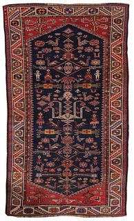 Luristan Rug, Persia, ca. 1875; 7 ft. 3 in. x 4 ft. 1 in.